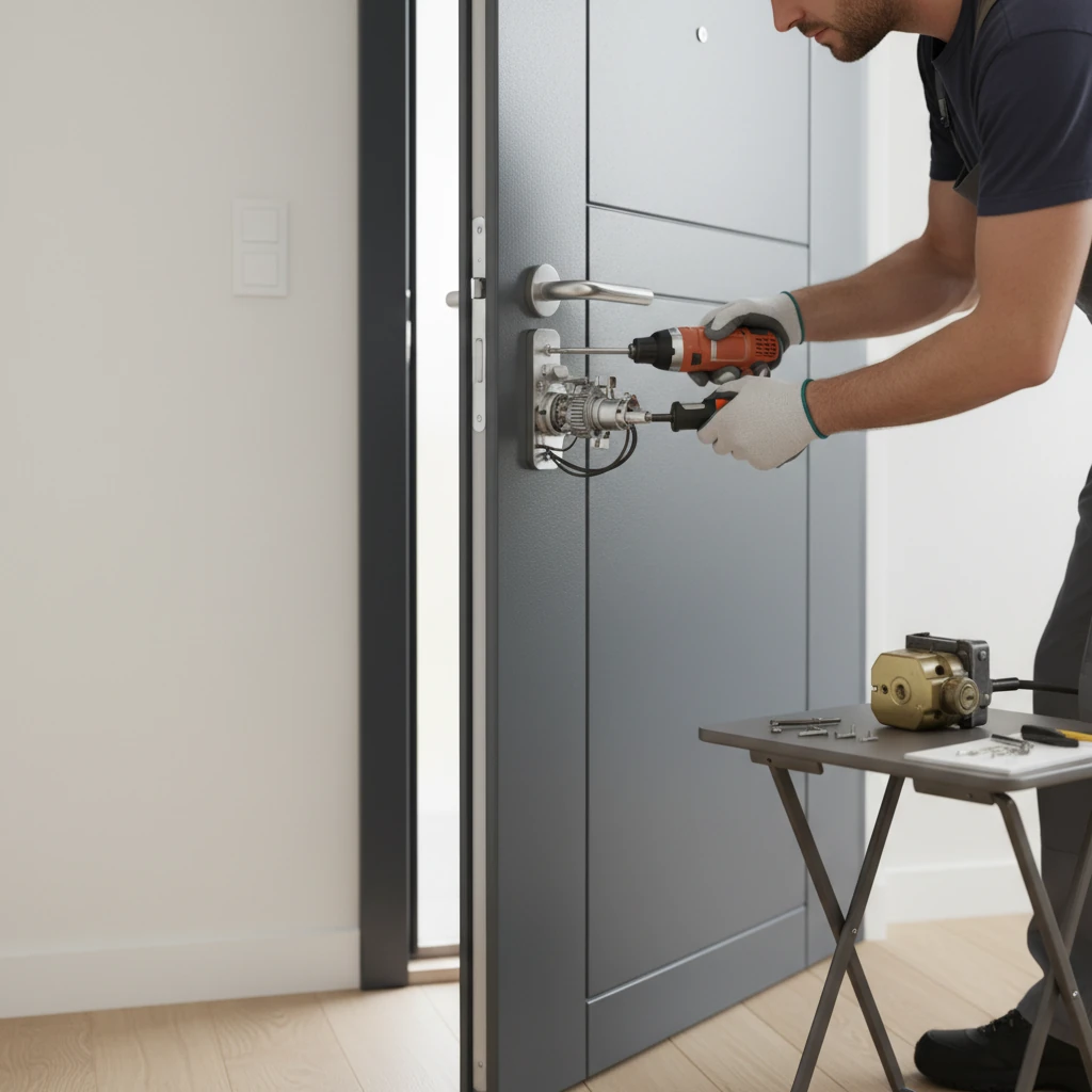 Can the burglar-proof door be replaced