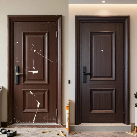 Cost of replacing an old door with a burglar-proof door