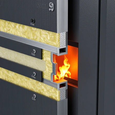 Fireproof anti-theft door