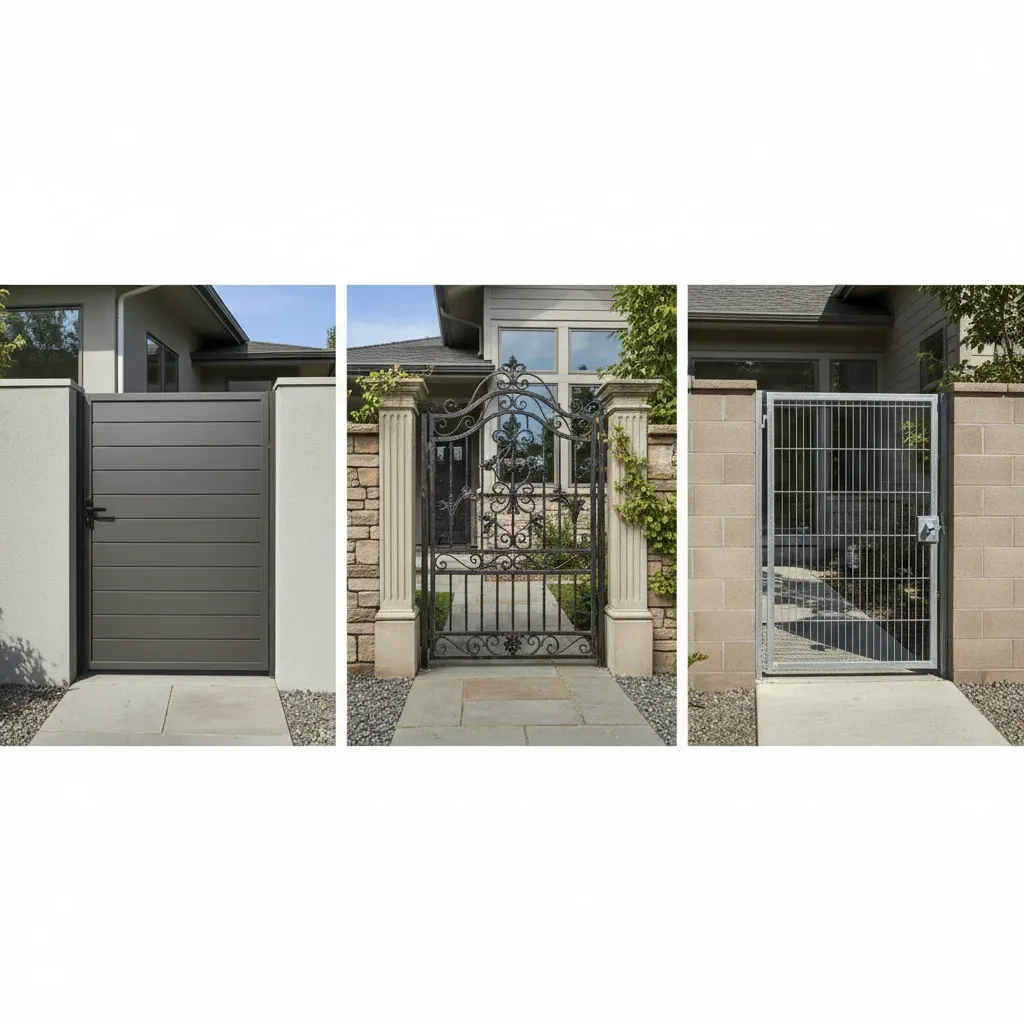 How to choose a metal yard door