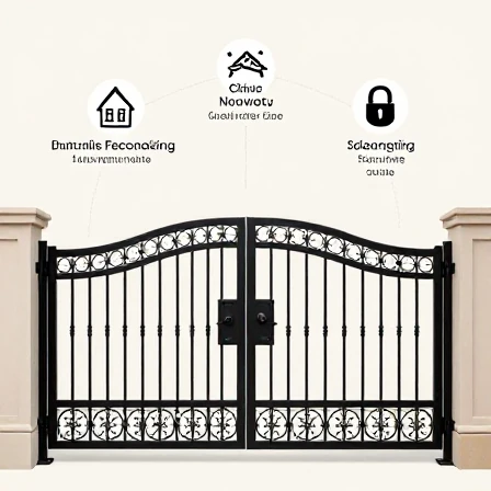 Important points before buying a metal yard door