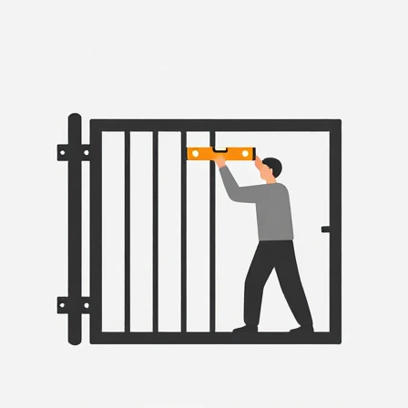 راهنمای نصب درب فلزی حیاط – قدم به قدم 2 Installing a metal door in the yard