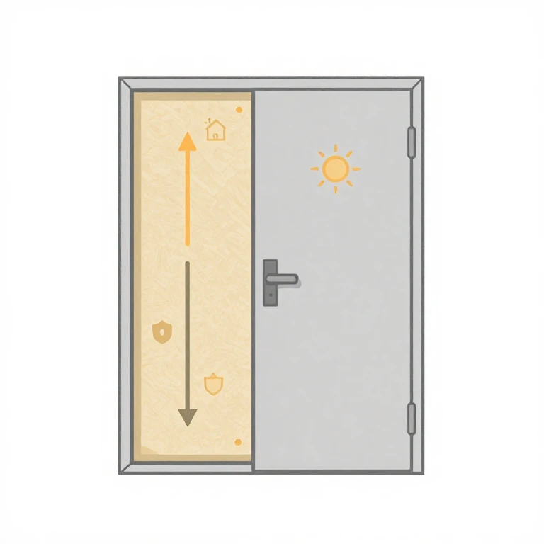 Is the anti-theft door heat-insulated
