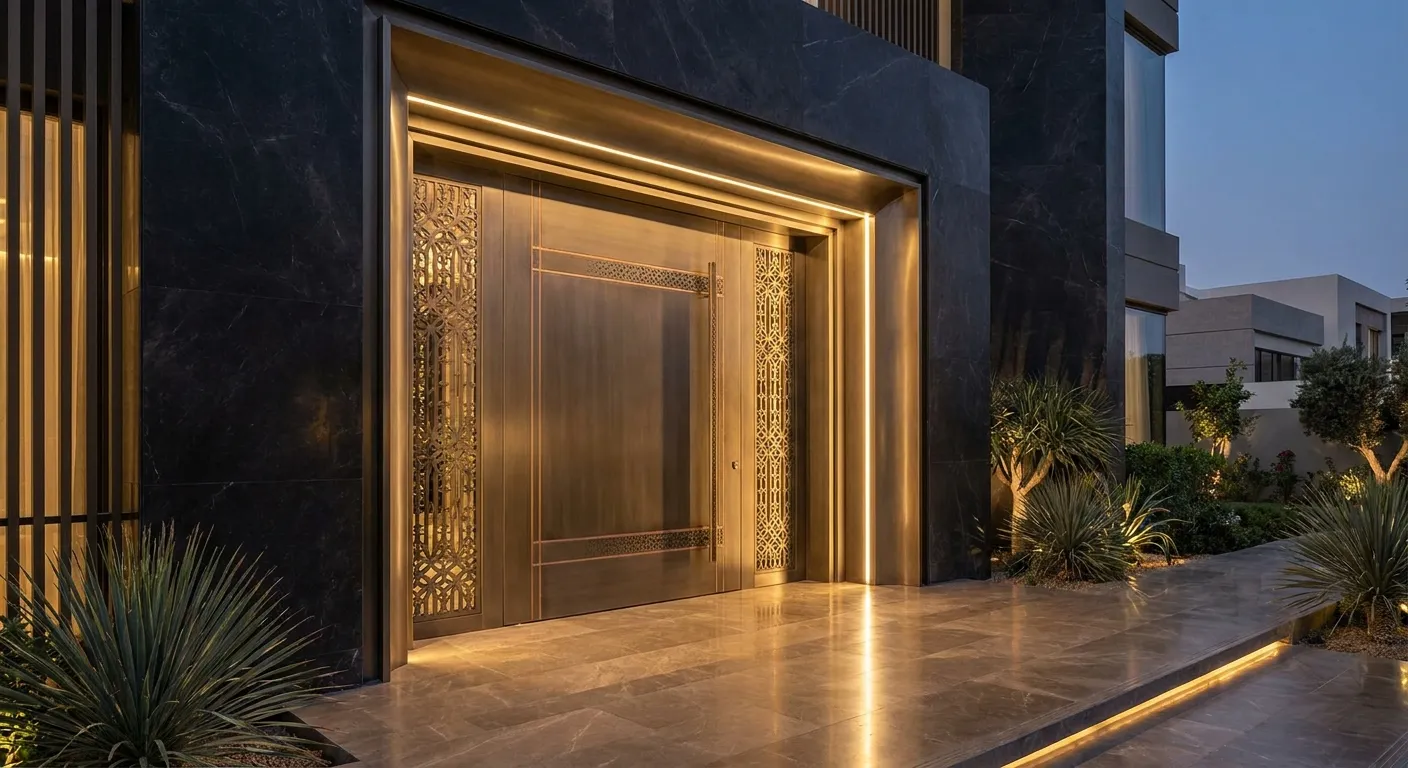 Luxury metal door