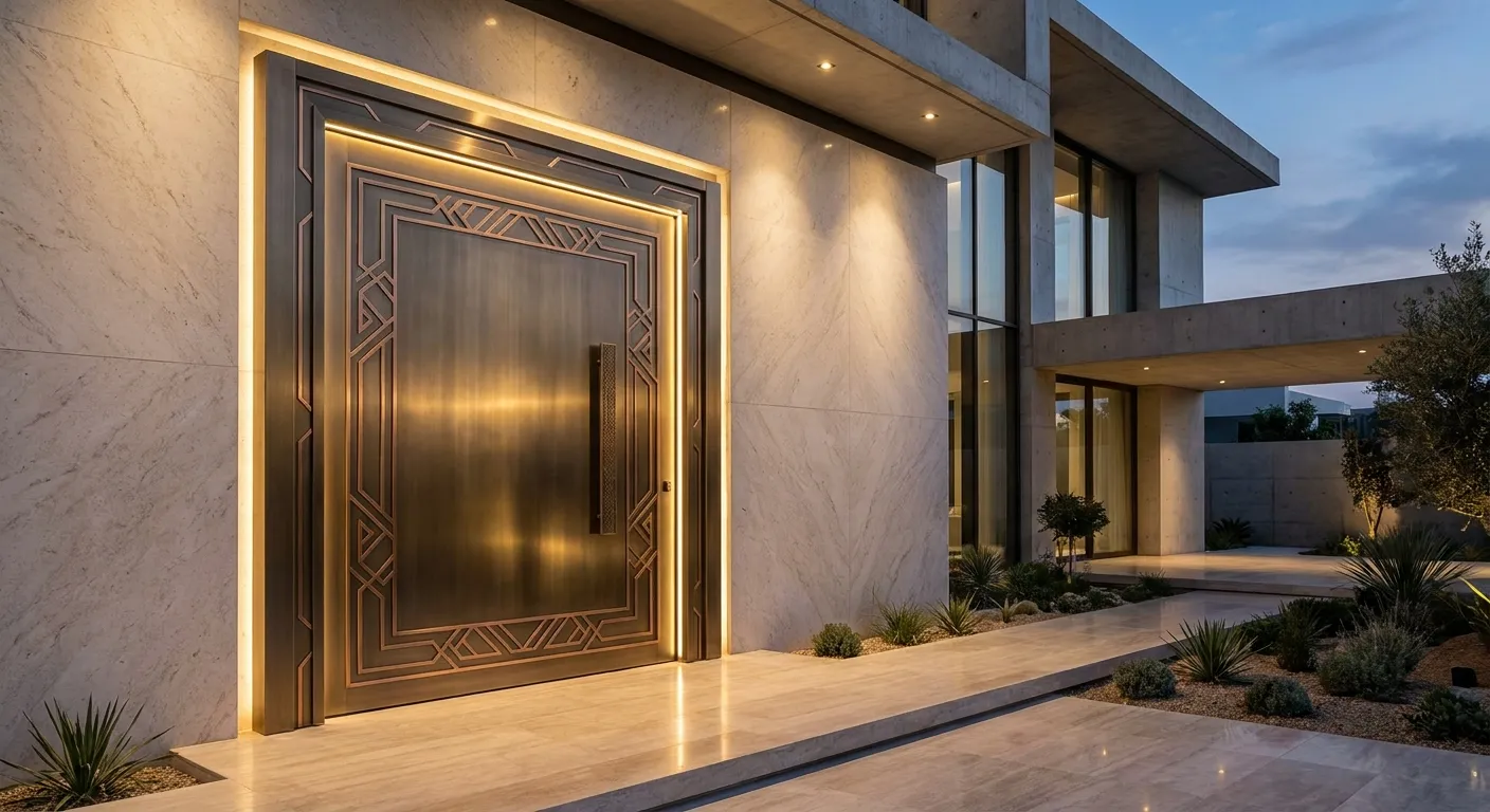 Luxury metal door