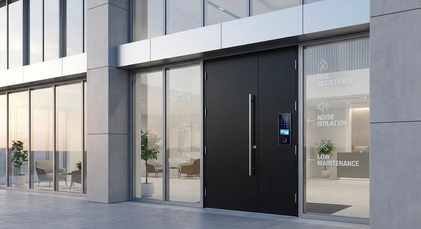 Metal door