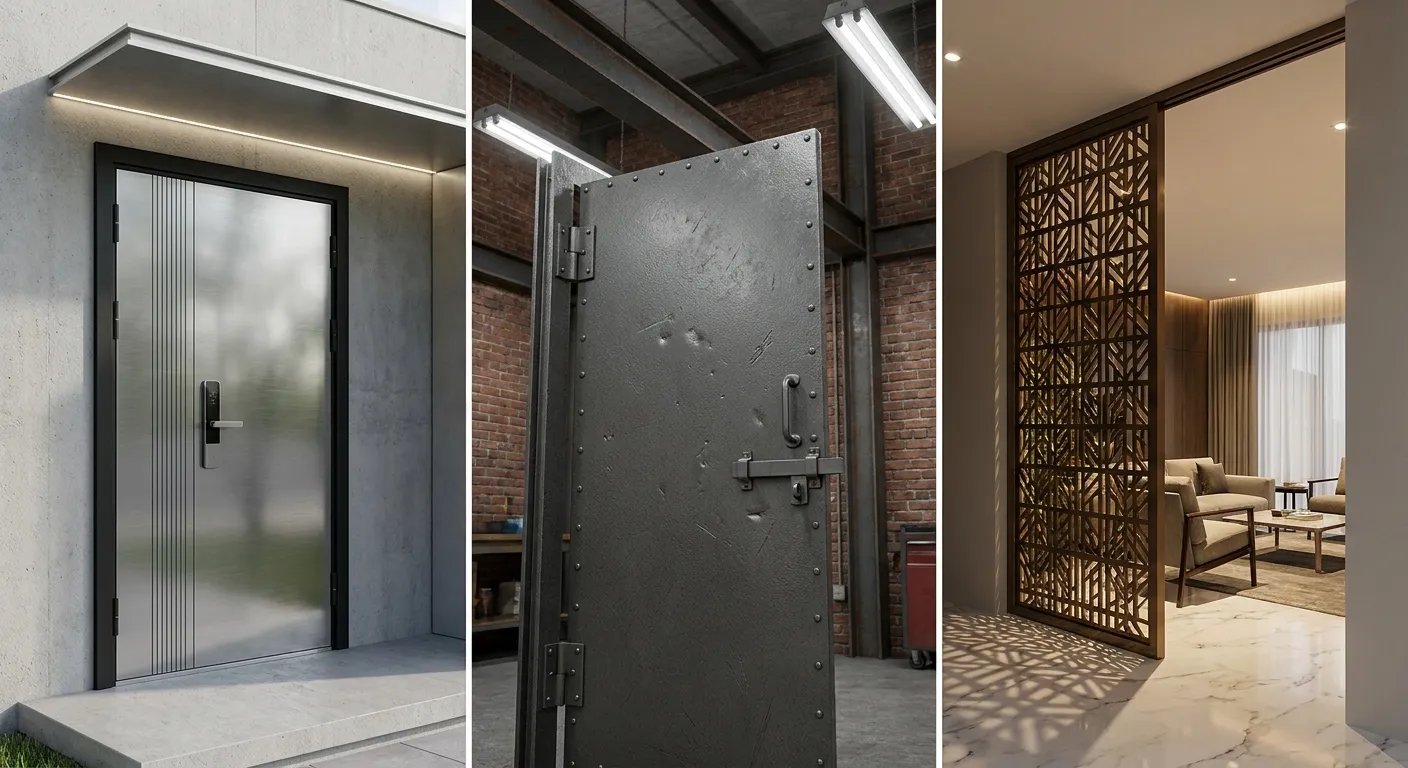 Metal door