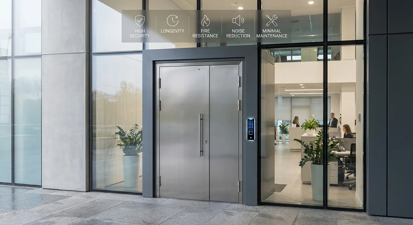 Metal door