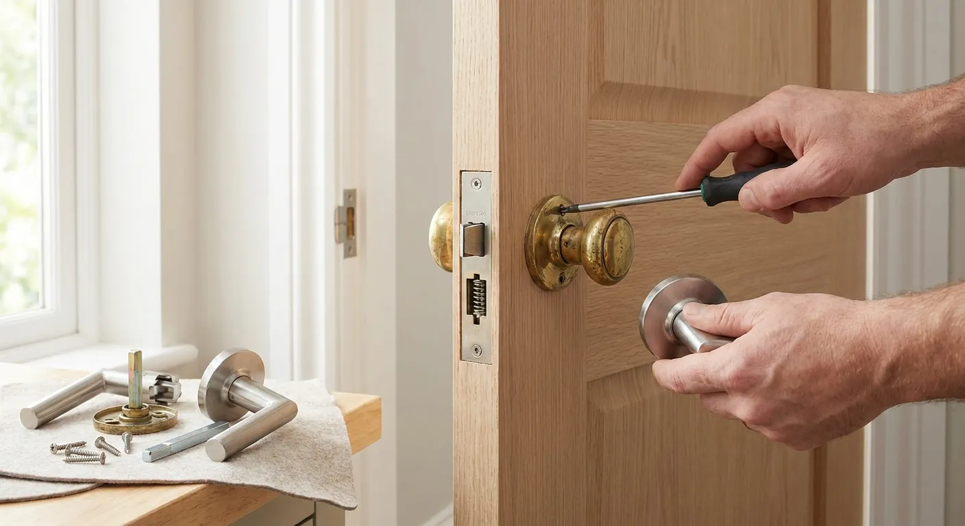 Replacing interior door handles