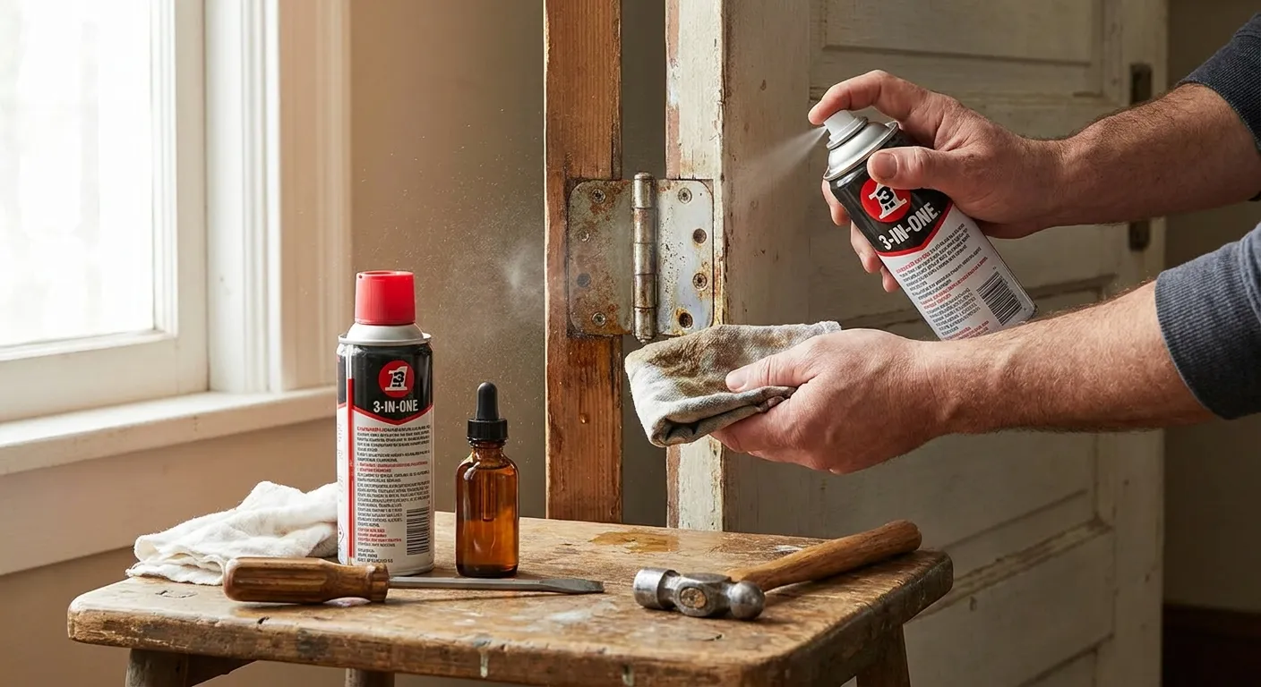 Solving the problem of squeaking doors