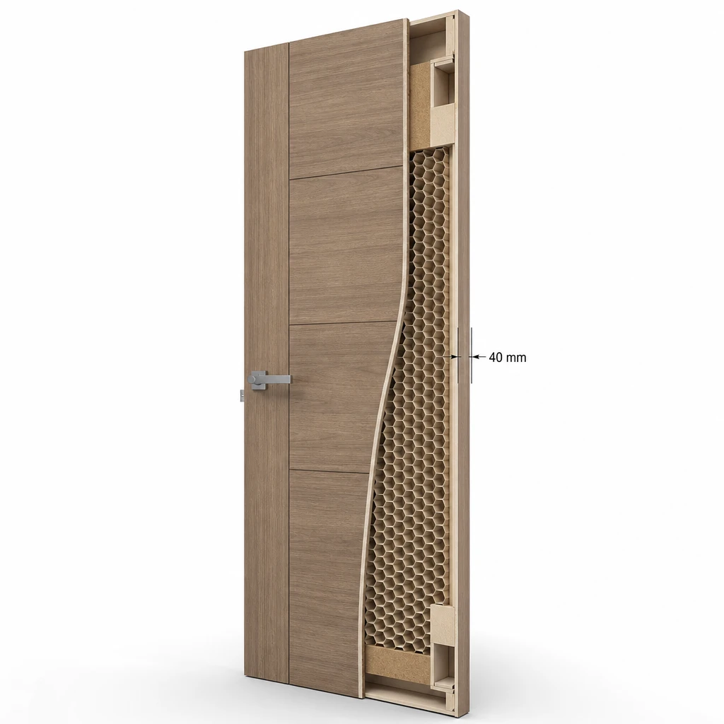 Standard thickness of bedroom doors
