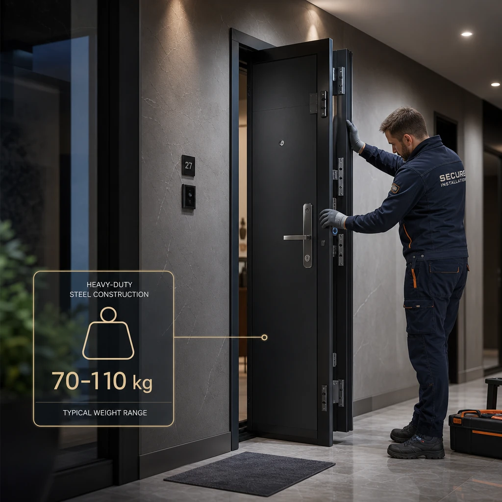 Standard weight of anti-theft door