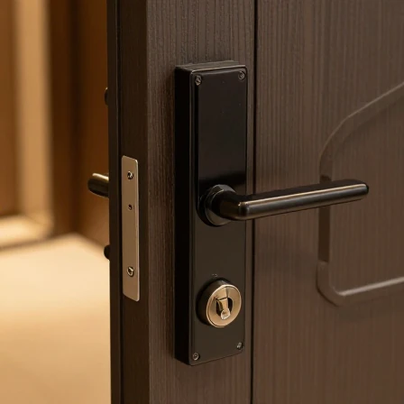درب ضد سرقت چند قفل دارد و کدام ایمنتر است؟ 2 The anti-theft door has several locks.