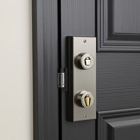 درب ضد سرقت چند قفل دارد و کدام ایمنتر است؟ 4 The anti-theft door has several locks.