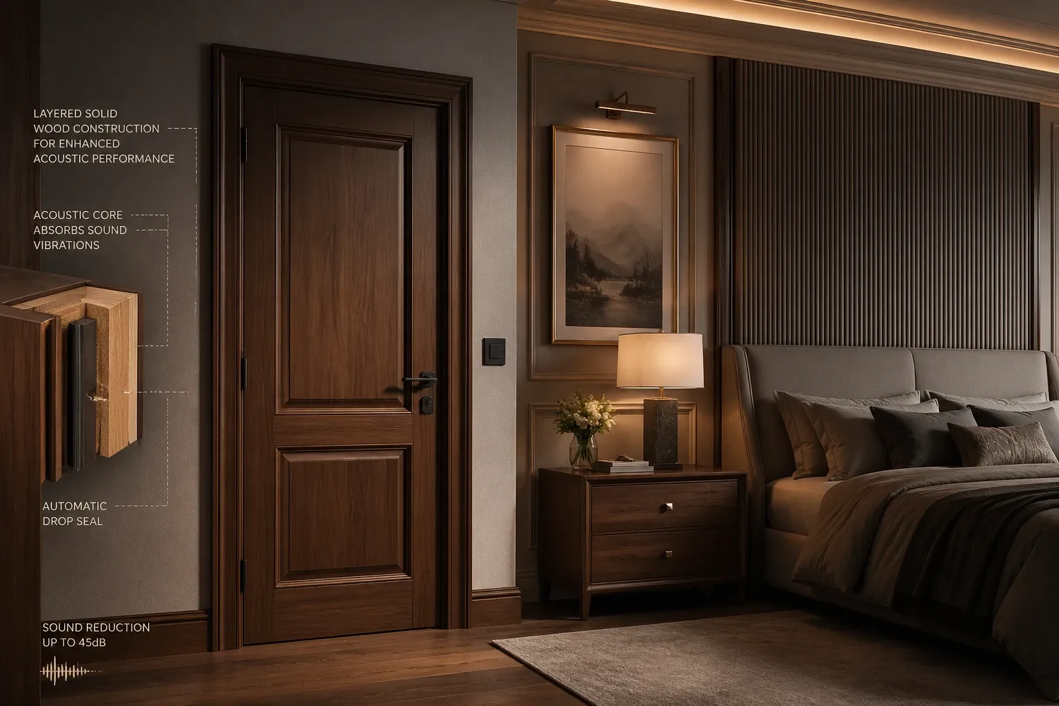 The best bedroom door for soundproofing
