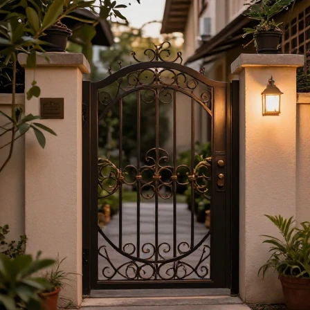 The best metal door for small yards