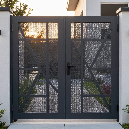 The best metal door for small yards