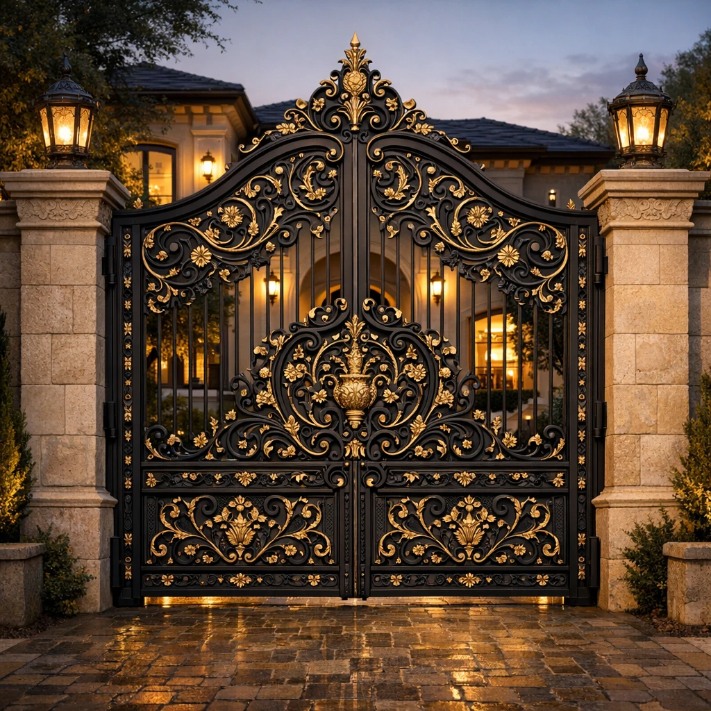 The most popular wrought iron designs for patio doors