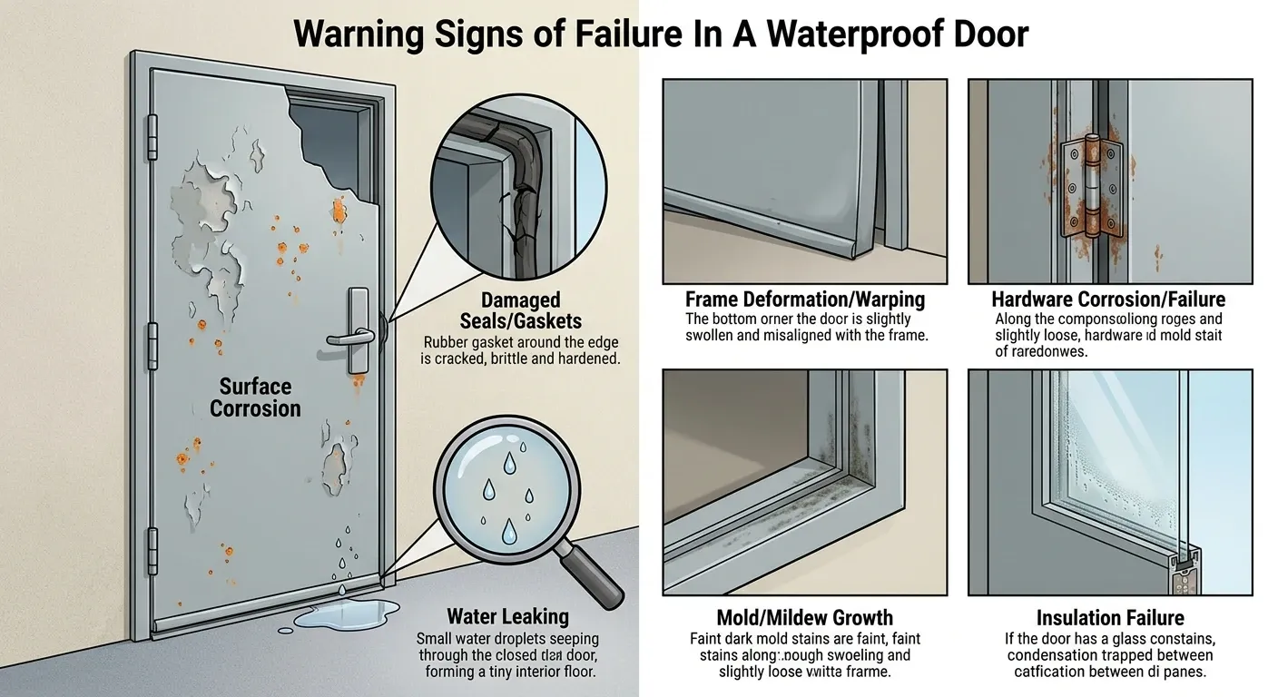 Waterproof door