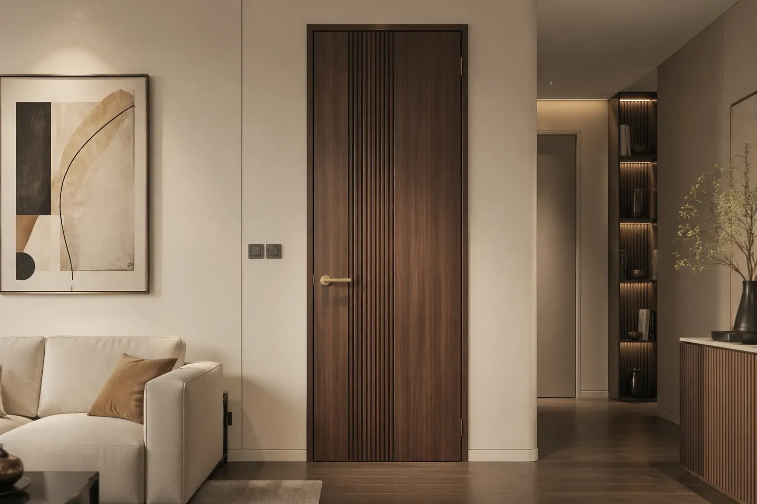 Waterproof door models for small apartments