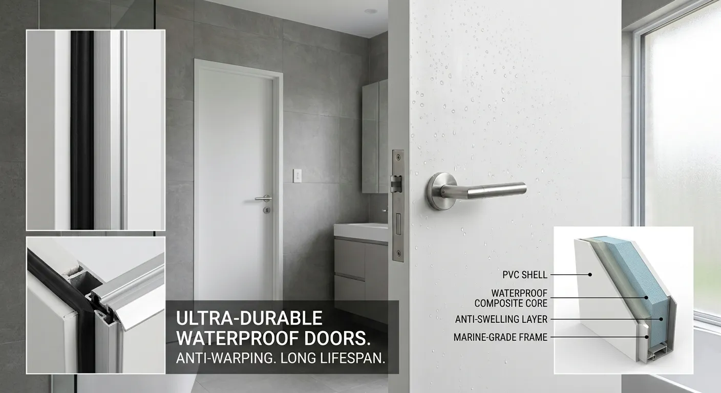 Waterproof doors