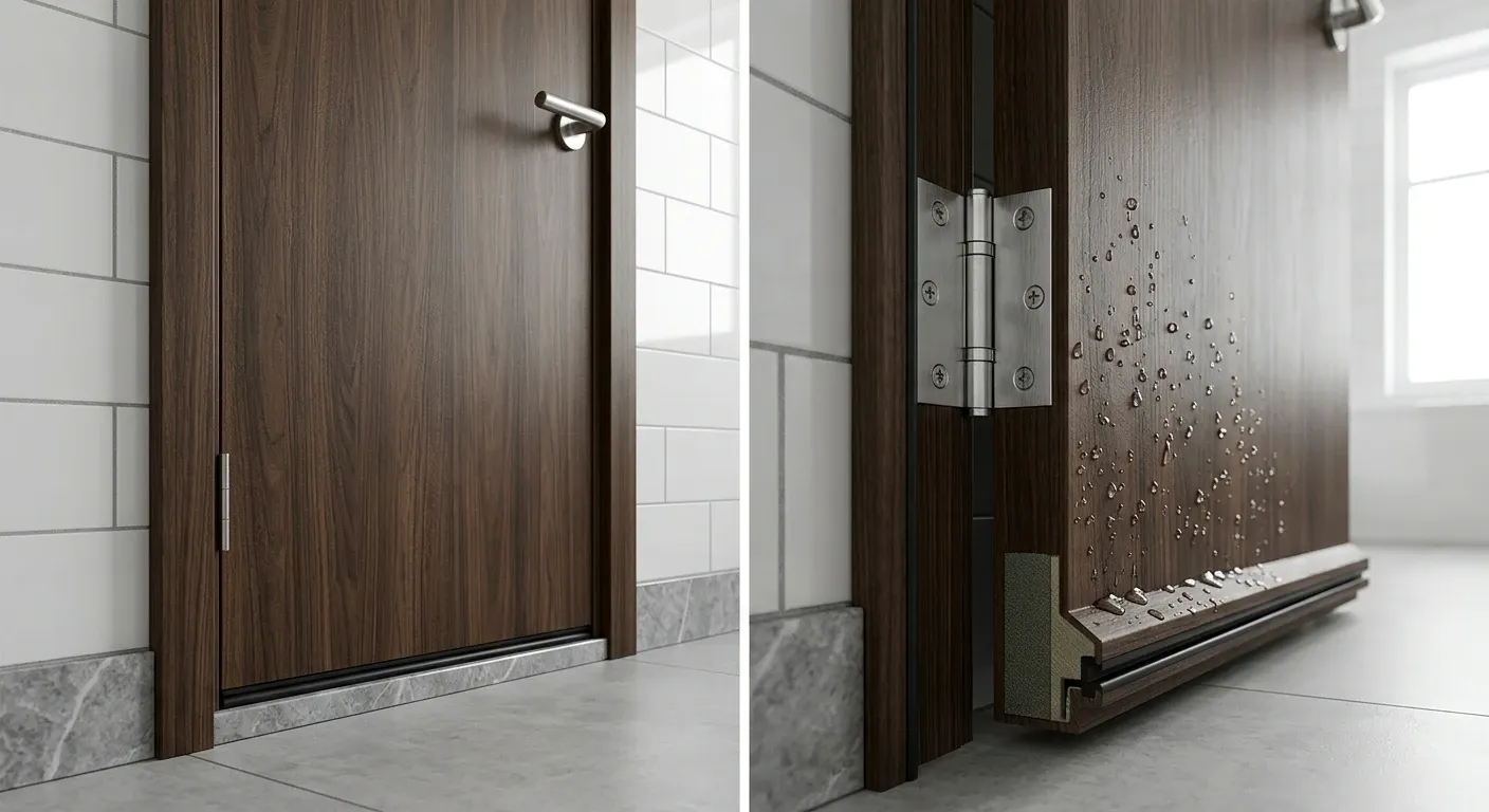 Waterproof doors