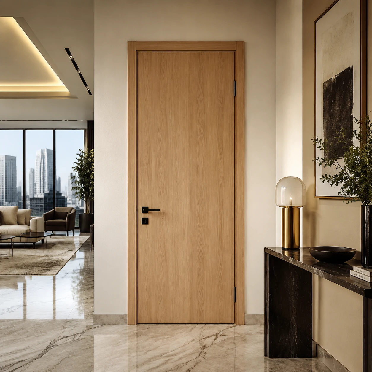 wooden door