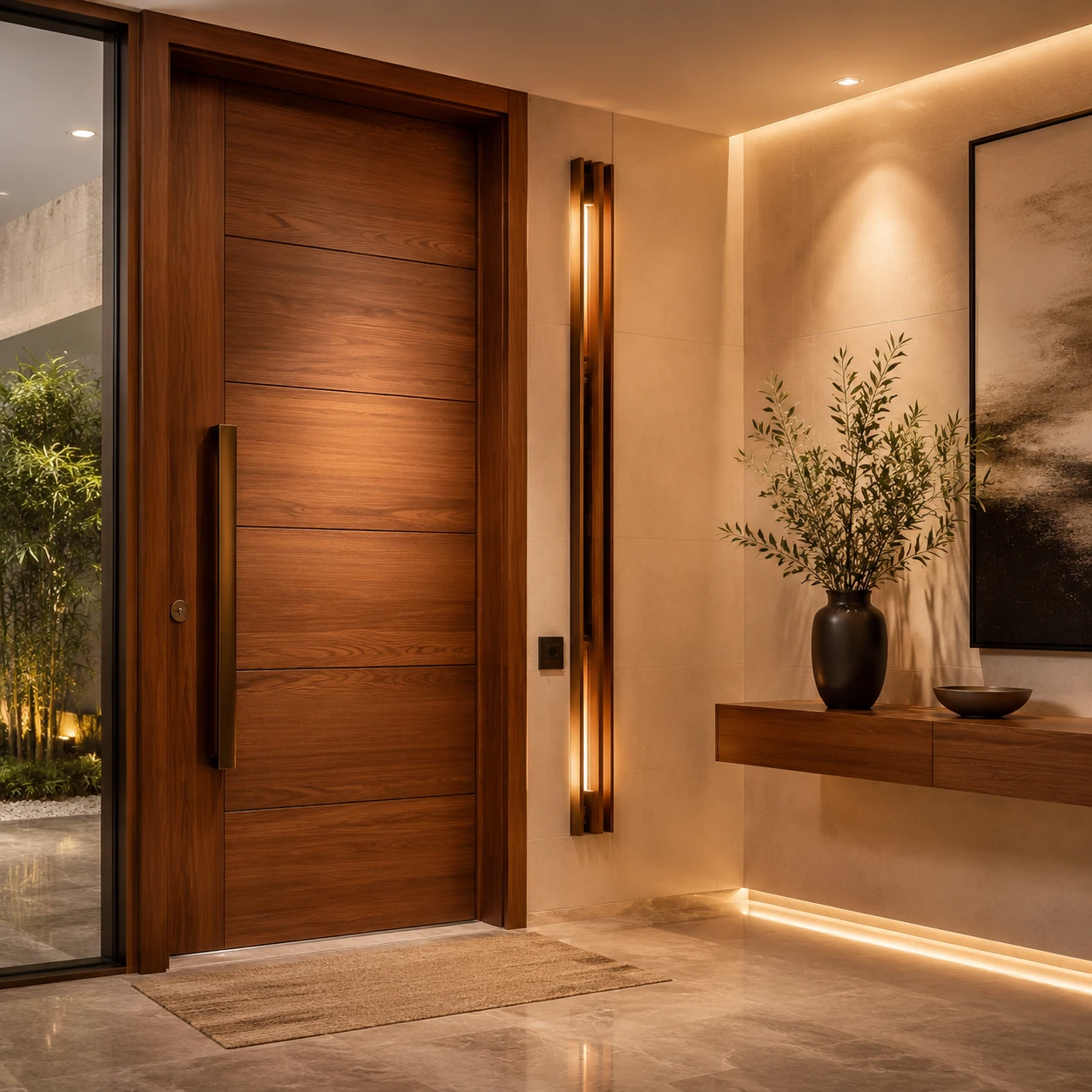 wooden door
