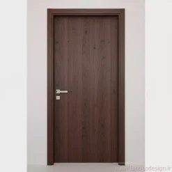 درب سرویس بهداشتی ABS مدل گردویی تیره کلاسیک کد 30507