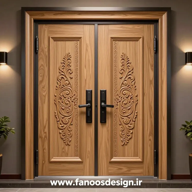 درب ضد سرقت روکش راش