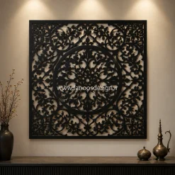 پنل مشبک فلزی CNC دیواری کلاسیک - کد 30264