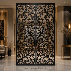 پنل جداکننده فضای فلزی کلاسیک - کد 30266