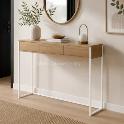 کنسول باریک ورودی خانه فلز و ترموود کد 30307