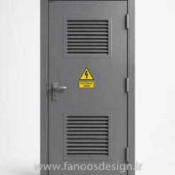 درب فلزی تاسیساتی برق کد 30699