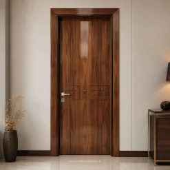 درب اتاقی پولیشی گردویی کد 30338