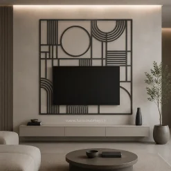پنل TV Wall فلزی دکوراتیو - کد 30281
