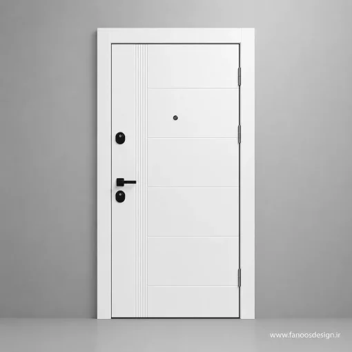 درب سفید ضد سرقت مدرن کد 30525