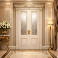 درب شیشه خور داخلی کلاسیک کد 30314