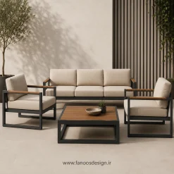 ست مبلمان فضای باز فانوس – مدل Luma کد 30373