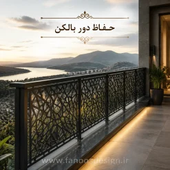 حفاظ فلزی بالکن لوکس - کد 30298