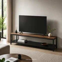 استند TV مینیمال چوب و فلز کد 30310
