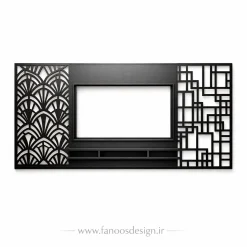 پنل TV Wall فلزی دکوراتیو - کد 30222