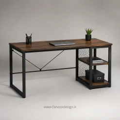 میز اداری چوب و فلز مینیمال کد 30412
