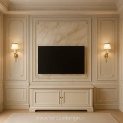 تی‌وی‌وال (TV Wall) نئوکلاسیک کد 30327