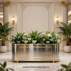 فلاورباکس استیل نئوکلاسیک کد 30497