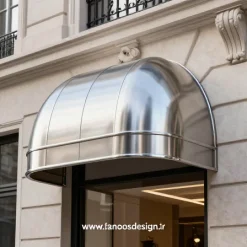 سایبان پنجره استیل نئوکلاسیک کد 30499