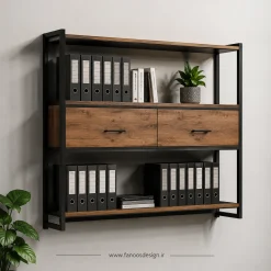 شلف دیواری اداری مدرن کد 30314