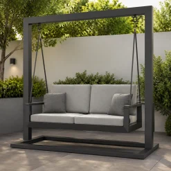 تاب دو نفره فضای باز فانوس – مدل Roya Swing کد 30378