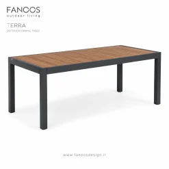 میز غذاخوری فضای باز Fanoos Terra Dining Table کد 30379