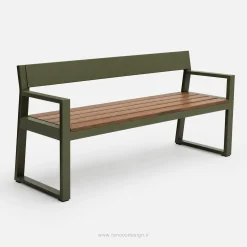 نیمکت فصای باز پشت دار کد 30376